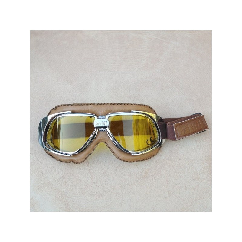 Gafas BANDIT beige con cristales amarillos